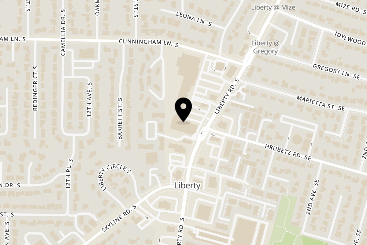 Map showing the location of IWingz Food Truck - Liberty Rd. on 4555 Liberty Rd S #370 in Salem